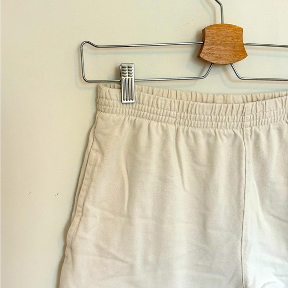 Brandy Melville John Galt Cream Sweat Shorts - Picture 4 of 5